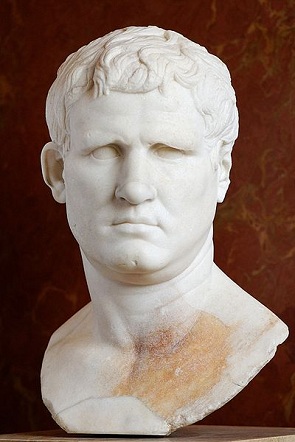 M Vipsanius Agrippa of the Gabii type ca 25-24 BCE Musee du Louvre Paris Ma1208 MR 402 Photo Marie-lan Nguyen Jastrow